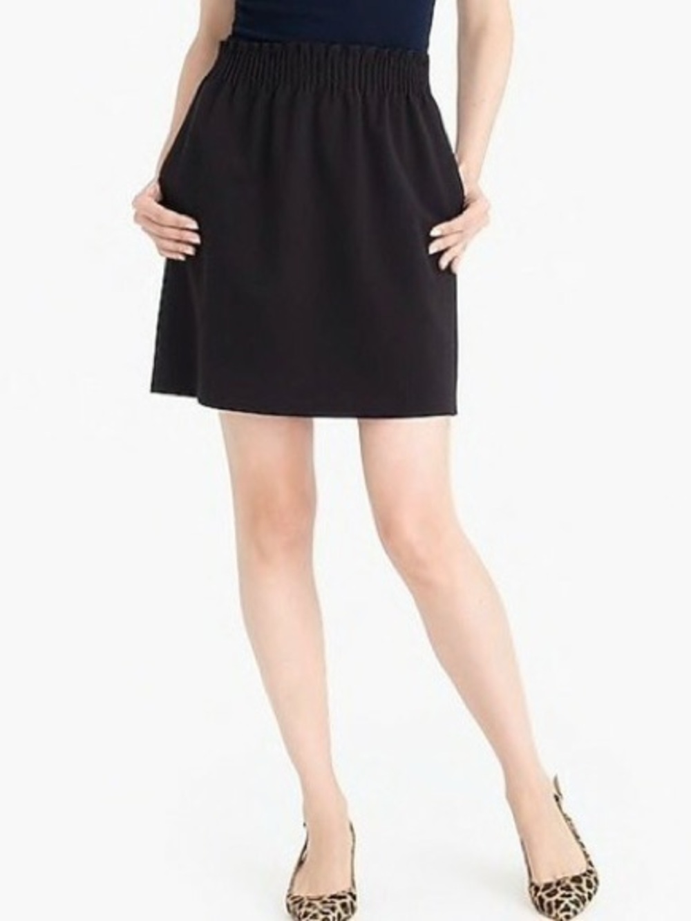 J. Crew Pull On Wool Blend Skirt